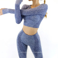 2021 Long Sleeve Yoga Wear Set Sportswear Women
